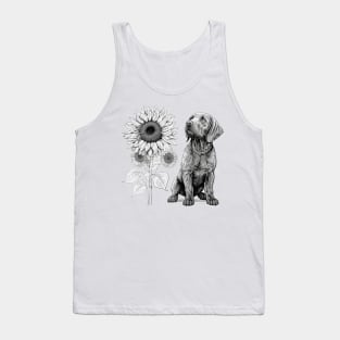 Dog Watercolor Tank Top